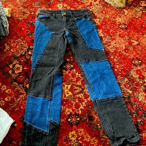 Marc Jacob’s miss matched jeans